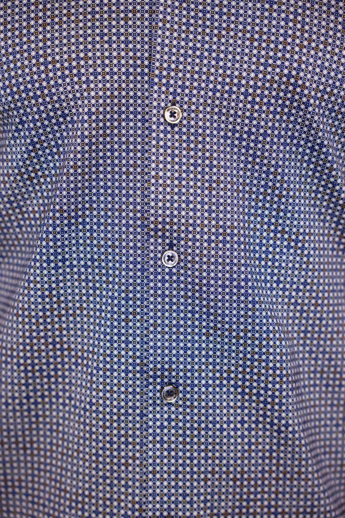 Bugatchi OoohCotton Stretch Geometric-Patterned Shirt