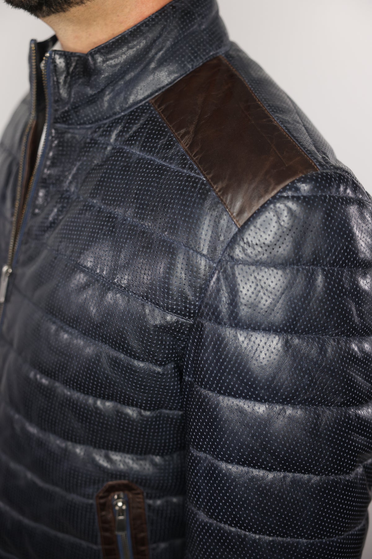 Alberto Zimni Missani Leather Jacket