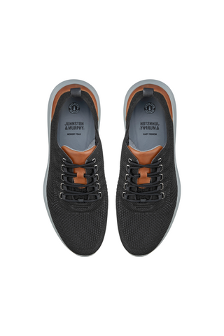 johnston & murphy amherst u-throat knit dress sneakers Johnston & Murphy Men's Amherst 2.0 Embossed U-Throat Sneaker