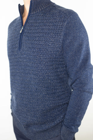 Raffi Ace 1/4 Zip Cashmere Sweater