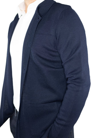 Garnet Lightweight Knit Cardigan Shirt