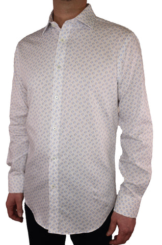 Bugatchi Comfort Stretch Dot Print Shirt