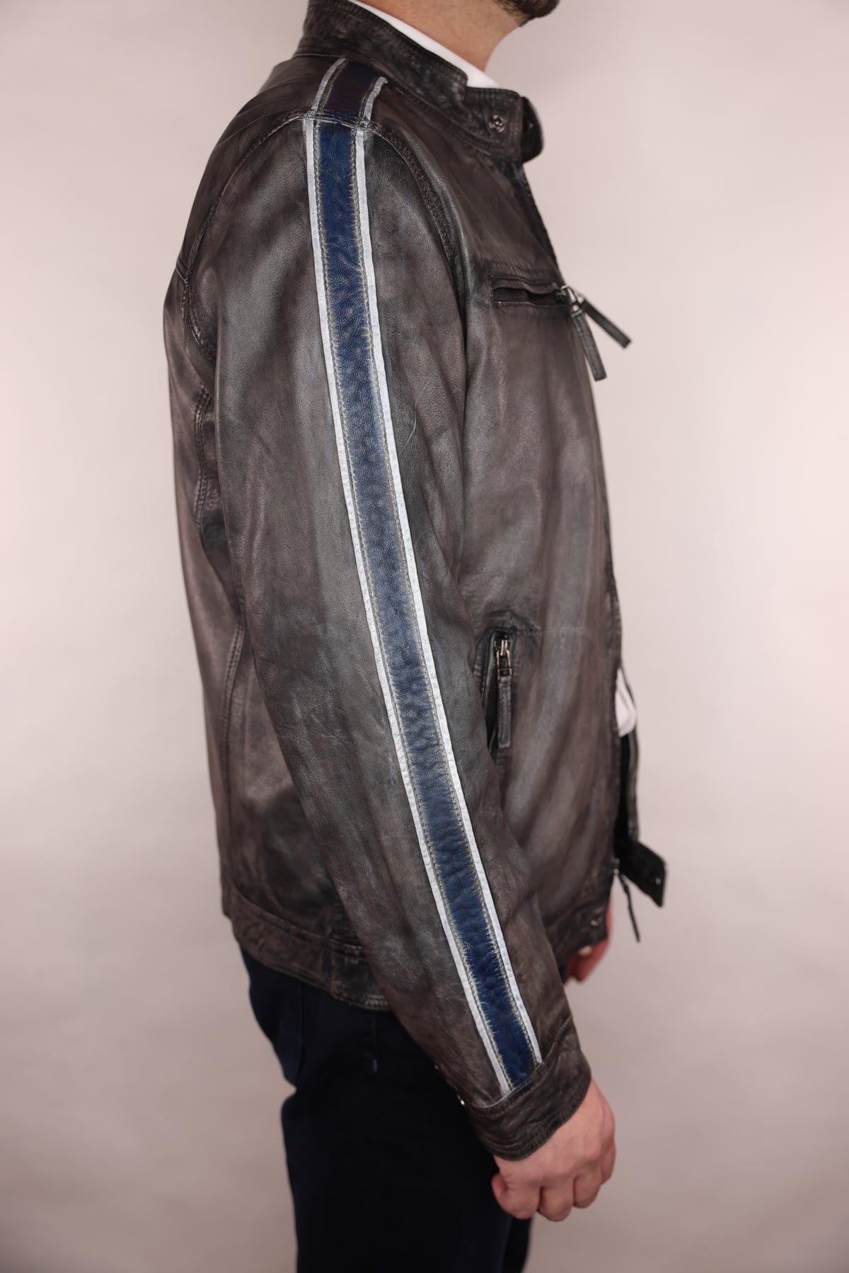 Regency Oasis Leather Racecar Jacket
