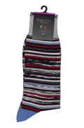 Bugatchi Multitrack Striped Socks
