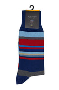 Bugatchi Multitrack Striped Socks