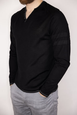 Raffi Connor Henley Sweater