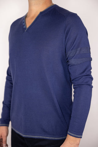 Raffi Connor Henley Sweater