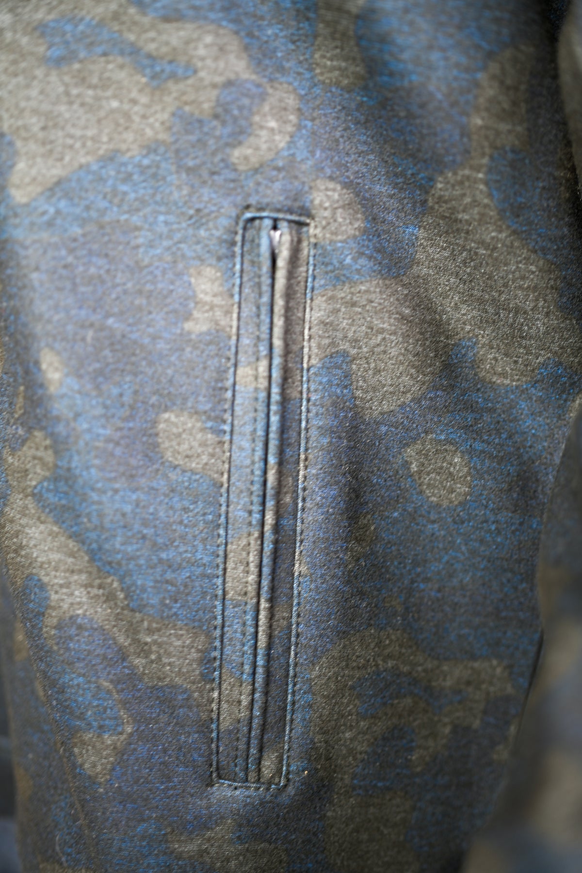 Nicoby Camouflage Print Lightweight Full Zip Jacket